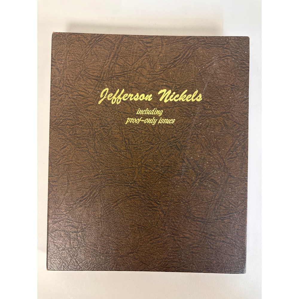 Jefferson Nickels Coin Album Collection 1938-1998 Silver War Nickels Proofs